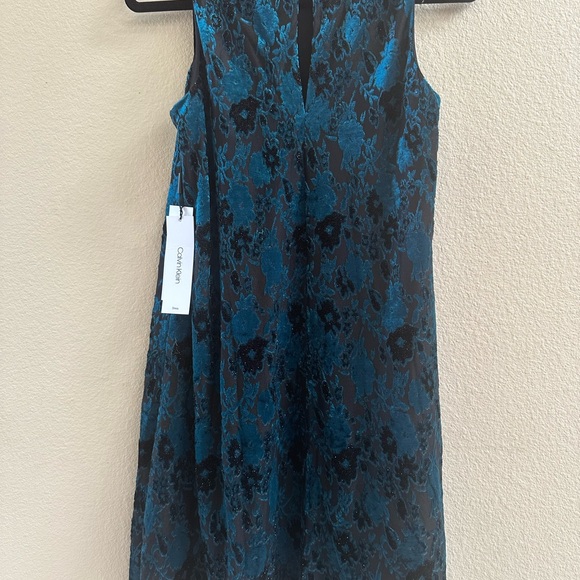 Calvin Klein Sz 4 NWT A Line Cocktail Dress - Picture 2 of 9
